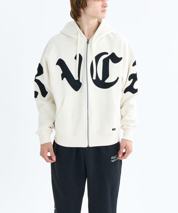 RVCA メンズ WORLD WIDE ZIP HD パーカー 【2025年秋冬モデル】 ANW / XL