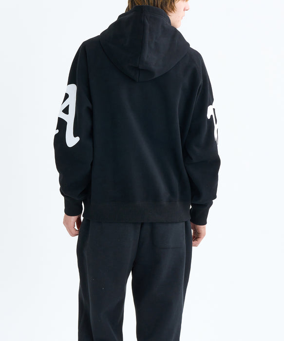 RVCA メンズ WORLD WIDE ZIP HD パーカー 【2025年秋冬モデル】 BLK / XL