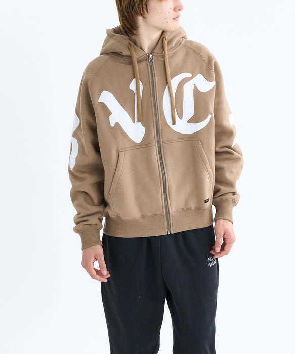 RVCA メンズ WORLD WIDE ZIP HD パーカー 【2025年秋冬モデル】 COY / XL