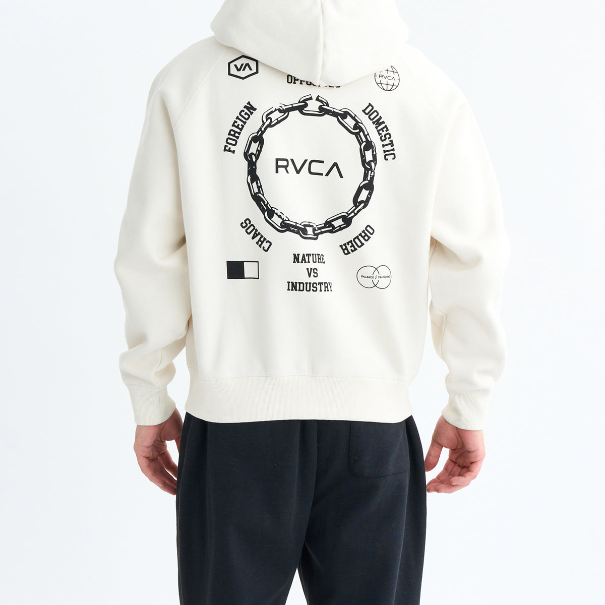 OUTLET】RVCA メンズ METAL URGY ZIP HD パーカー 【2025年秋冬モデル】