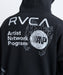 RVCA メンズ OVER PRINT HD パーカー 【2025年秋冬モデル】 BLK / XL