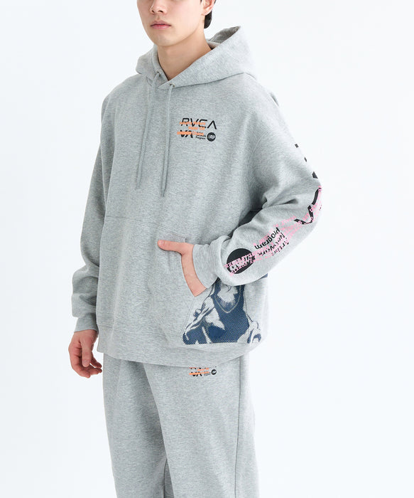 RVCA メンズ OVER PRINT HD パーカー 【2025年秋冬モデル】