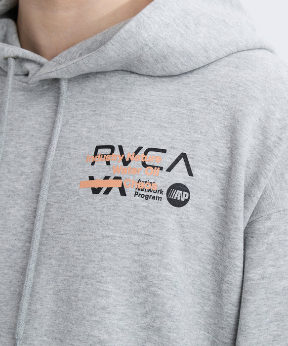 RVCA メンズ OVER PRINT HD パーカー 【2025年秋冬モデル】