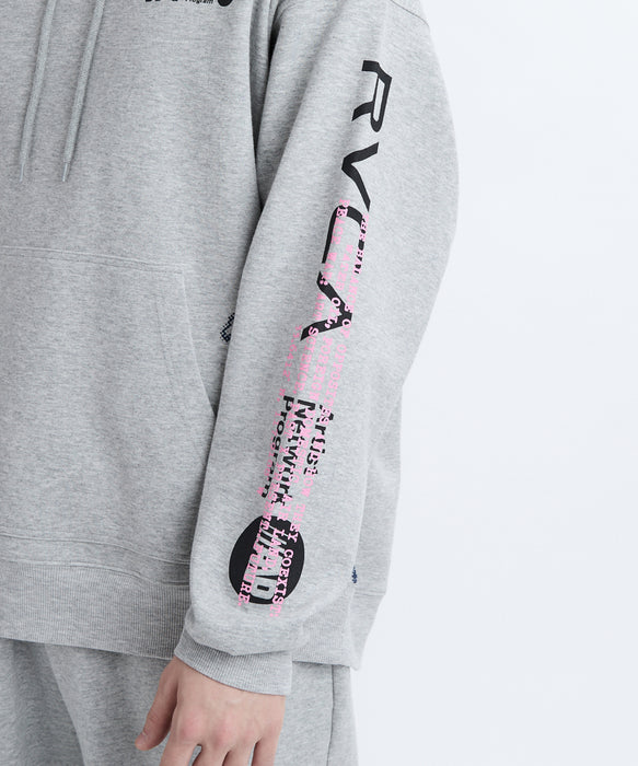 RVCA メンズ OVER PRINT HD パーカー 【2025年秋冬モデル】