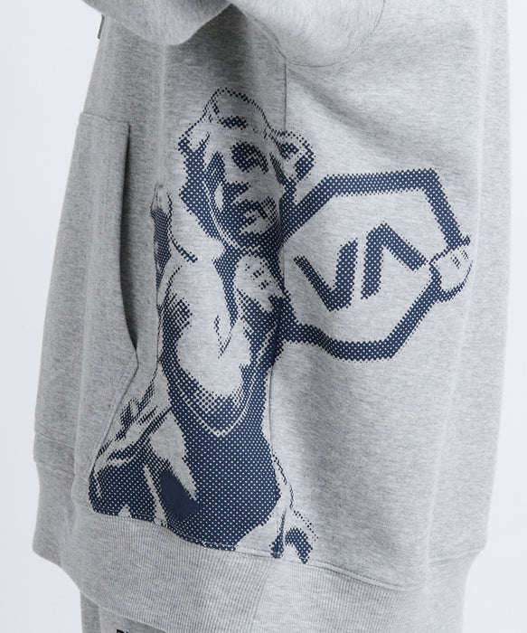 RVCA メンズ OVER PRINT HD パーカー 【2025年秋冬モデル】