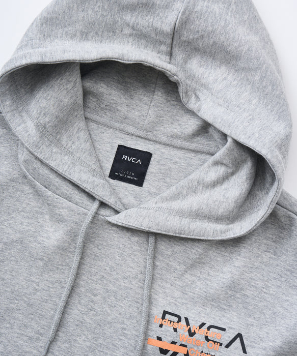 RVCA メンズ OVER PRINT HD パーカー 【2025年秋冬モデル】