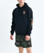 RVCA メンズ SHOCK SQUAD HOODIE パーカー 【2025年秋冬モデル】 BLK / XL