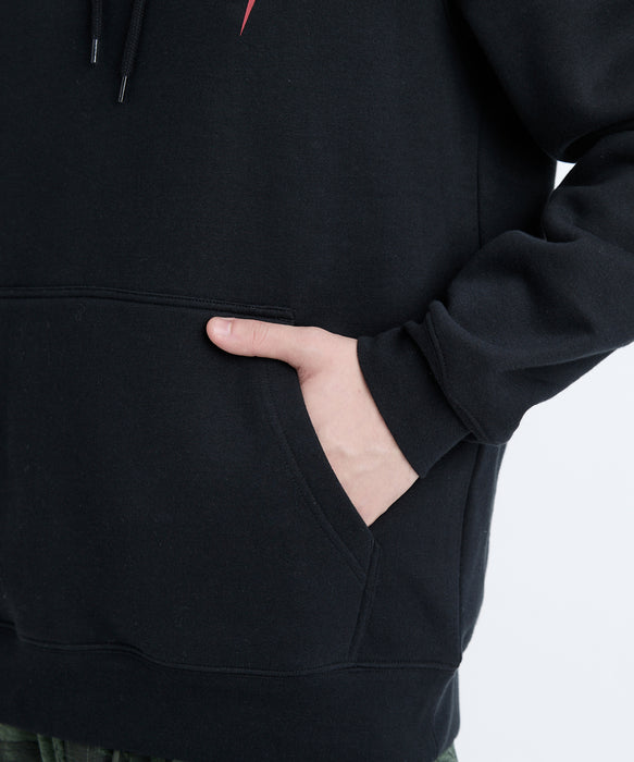 RVCA メンズ SHOCK SQUAD HOODIE パーカー 【2025年秋冬モデル】 BLK / XL