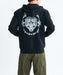 RVCA メンズ BENJ TIGER EYES ZIP  パーカー 【2025年秋冬モデル】 BLK / XL