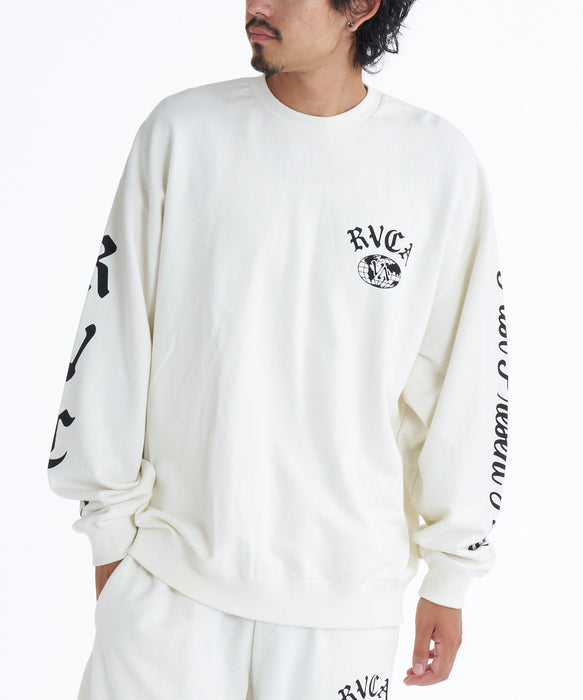 【SALE】RVCA メンズ VA WORLD WIDE CR トレーナー 【2025年秋冬モデル】