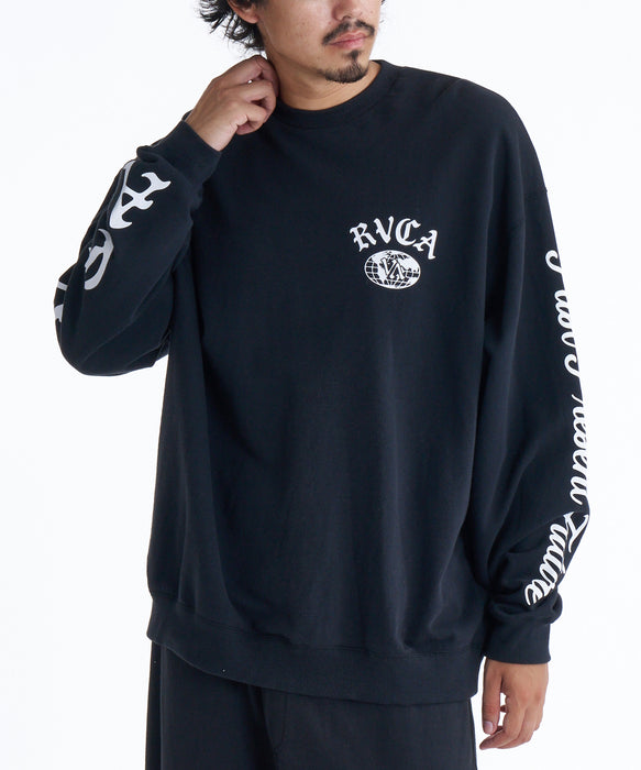 【SALE】RVCA メンズ VA WORLD WIDE CR トレーナー 【2025年秋冬モデル】
