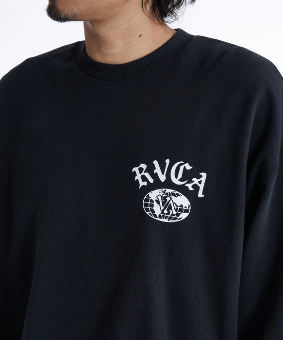 【SALE】RVCA メンズ VA WORLD WIDE CR トレーナー 【2025年秋冬モデル】
