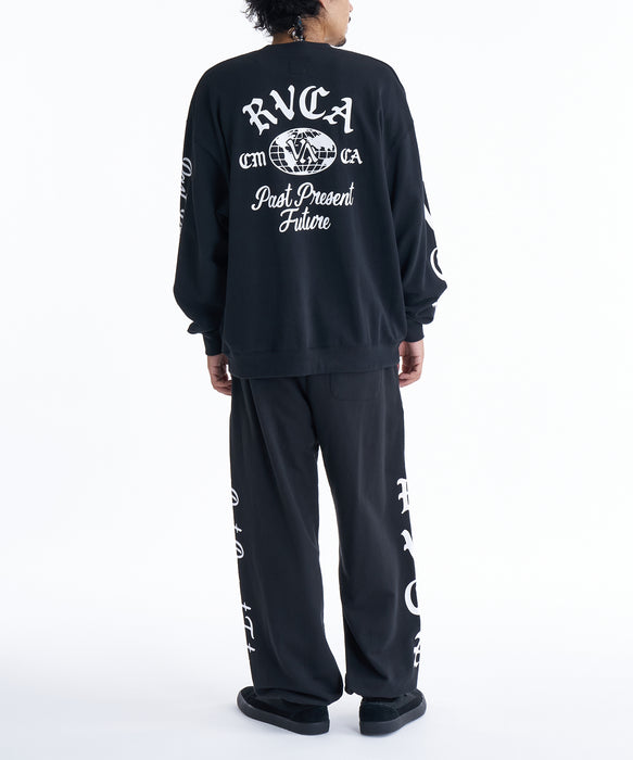 RVCA メンズ VA WORLD WIDE CR トレーナー 【2025年秋冬モデル】