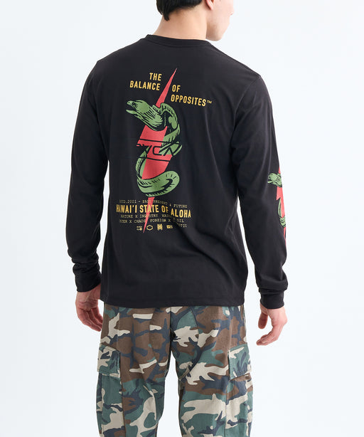RVCA メンズ SHOCK SQUAD LS ロンＴ 【2025年秋冬モデル】 BLK / XL