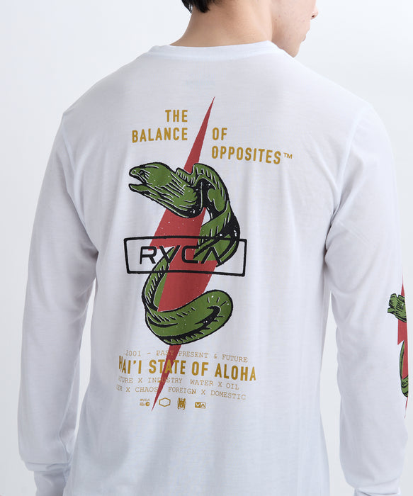 RVCA メンズ SHOCK SQUAD LS ロンＴ 【2025年秋冬モデル】 WHT / XL