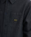 RVCA メンズ QUILTING DENIM SHIRT 長袖シャツ 【2025年秋冬モデル】 BLK / L