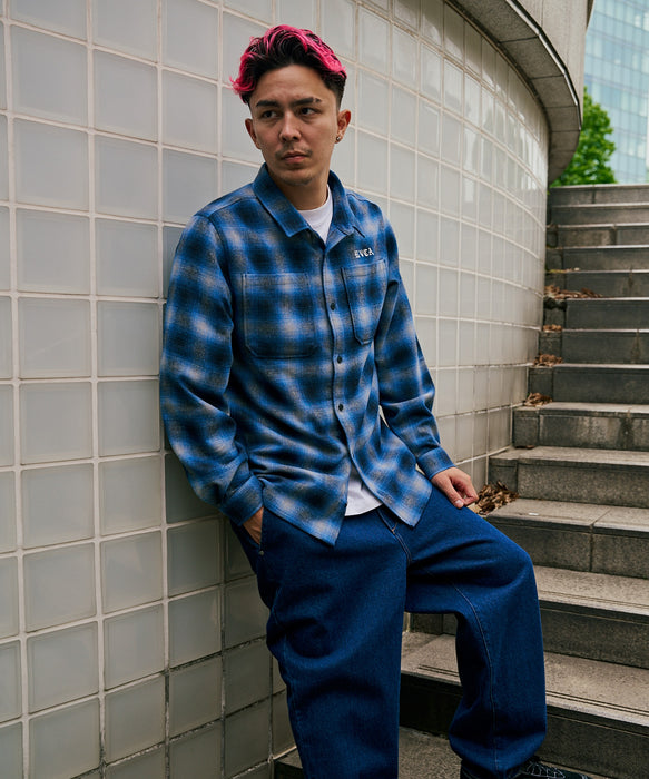 【OUTLET】RVCA メンズ WOLD WIDE SHIRT 長袖シャツ 【2025年秋冬モデル】