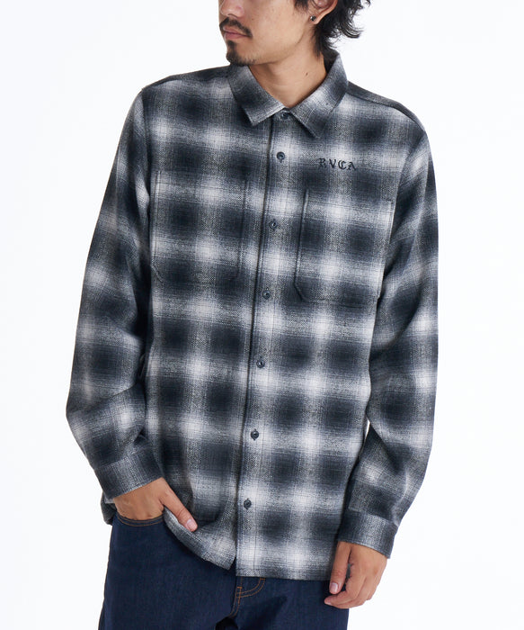 【OUTLET】RVCA メンズ WOLD WIDE SHIRT 長袖シャツ 【2025年秋冬モデル】
