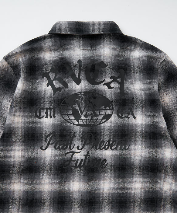 【OUTLET】RVCA メンズ WOLD WIDE SHIRT 長袖シャツ 【2025年秋冬モデル】