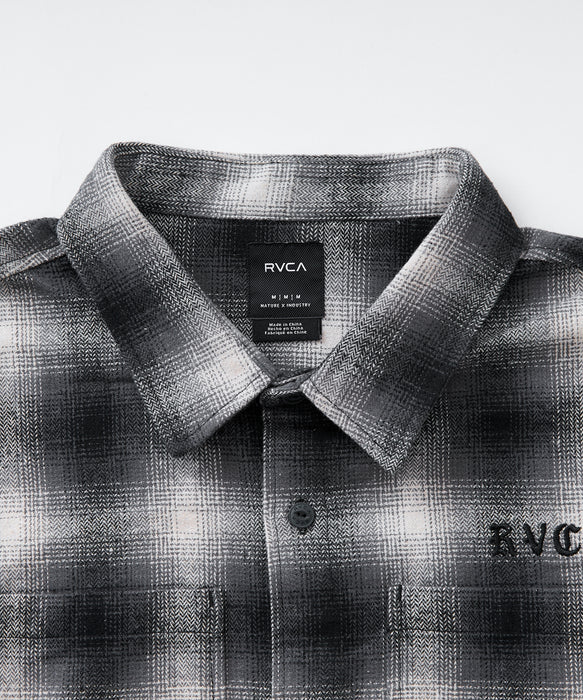 【OUTLET】RVCA メンズ WOLD WIDE SHIRT 長袖シャツ 【2025年秋冬モデル】