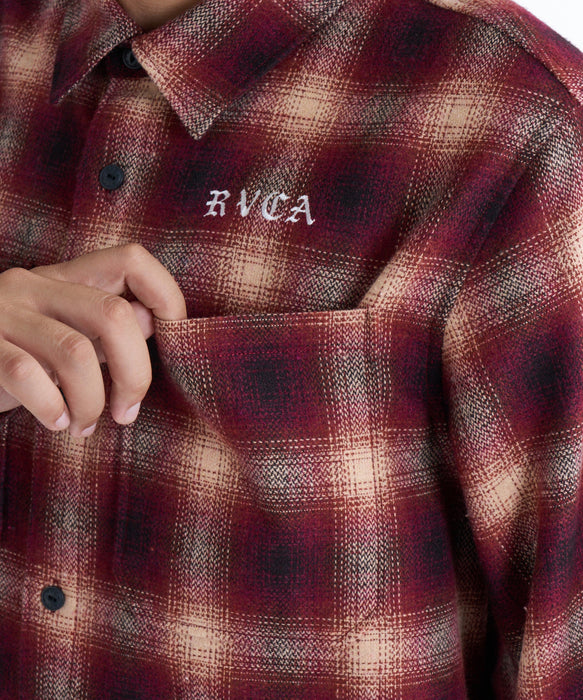 【OUTLET】RVCA メンズ WOLD WIDE SHIRT 長袖シャツ 【2025年秋冬モデル】