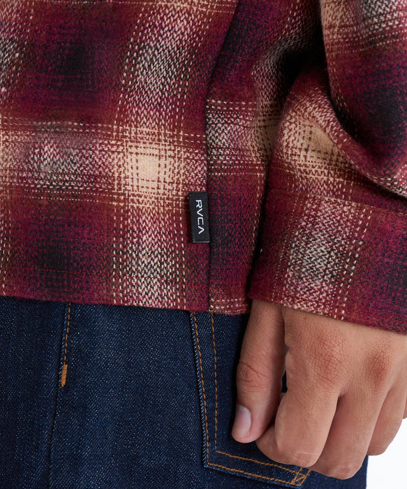 【OUTLET】RVCA メンズ WOLD WIDE SHIRT 長袖シャツ 【2025年秋冬モデル】