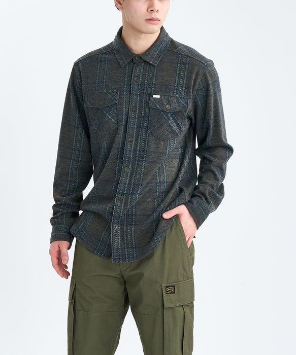 RVCA メンズ VACANCY FLANNEL LS 長袖シャツ 【2025年秋冬モデル】 MSH / XL