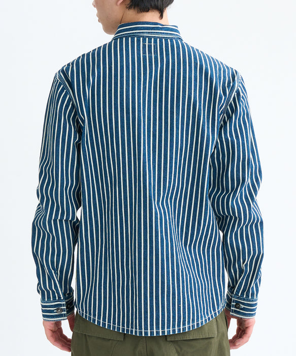 SALE】RVCA メンズ DAYSHIFT HICKORY OVERSHIRT 長袖シャツ 【2025年