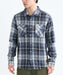 RVCA メンズ DAYSHIFT FLANNEL LS 長袖シャツ 【2025年秋冬モデル】 BLK / XL