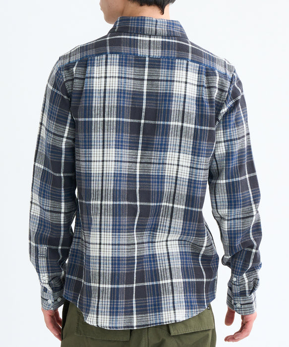 RVCA メンズ DAYSHIFT FLANNEL LS 長袖シャツ 【2025年秋冬モデル】 BLK / XL