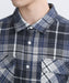 RVCA メンズ DAYSHIFT FLANNEL LS 長袖シャツ 【2025年秋冬モデル】 BLK / XL