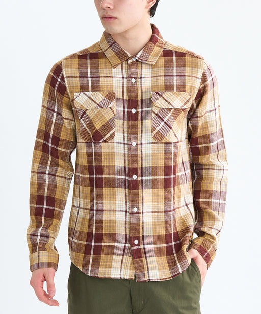 RVCA メンズ DAYSHIFT FLANNEL LS 長袖シャツ 【2025年秋冬モデル】 RDE / XL