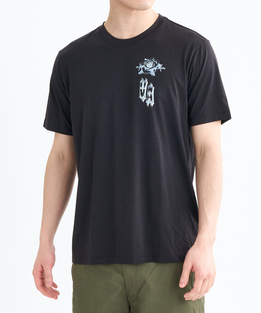 RVCA メンズ BENJ TIGER EYES SS Tシャツ 【2025年秋冬モデル】 BLK / XL