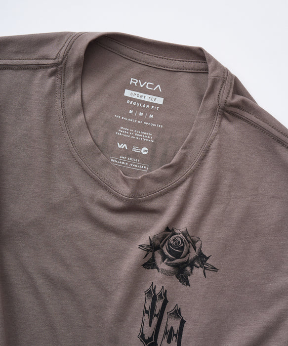 RVCA メンズ BENJ TIGER EYES SS Tシャツ 【2025年秋冬モデル】 MSH / XL