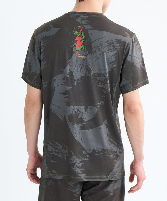 RVCA メンズ HAWAII SPORT VENT SS ラッシュガード 【2025年秋冬モデル】 ICMO / XL