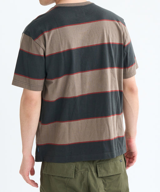 RVCA メンズ KSL STRIPE SS Tシャツ 【2025年秋冬モデル】 MSH / XL