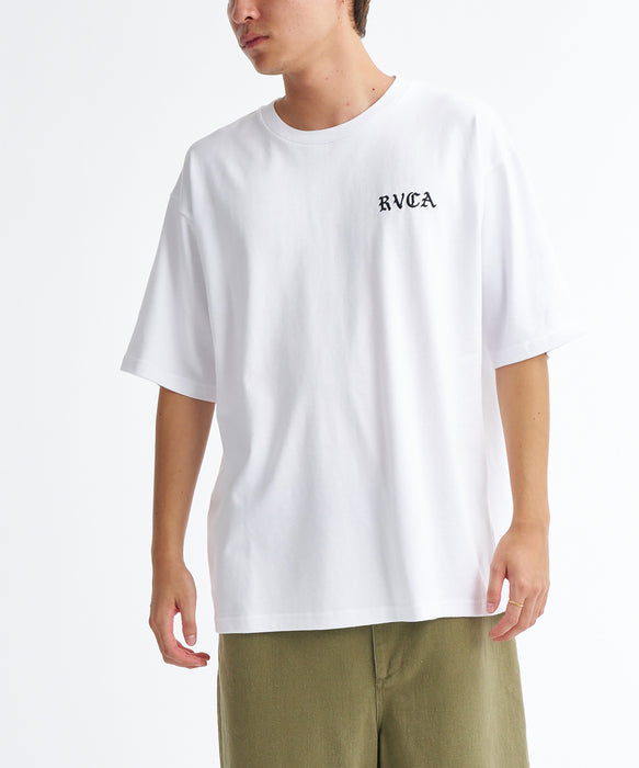 【OUTLET】【直営店限定】RVCA メンズ WORLD WIDE ARCH ST Tシャツ 【2025年秋冬モデル】