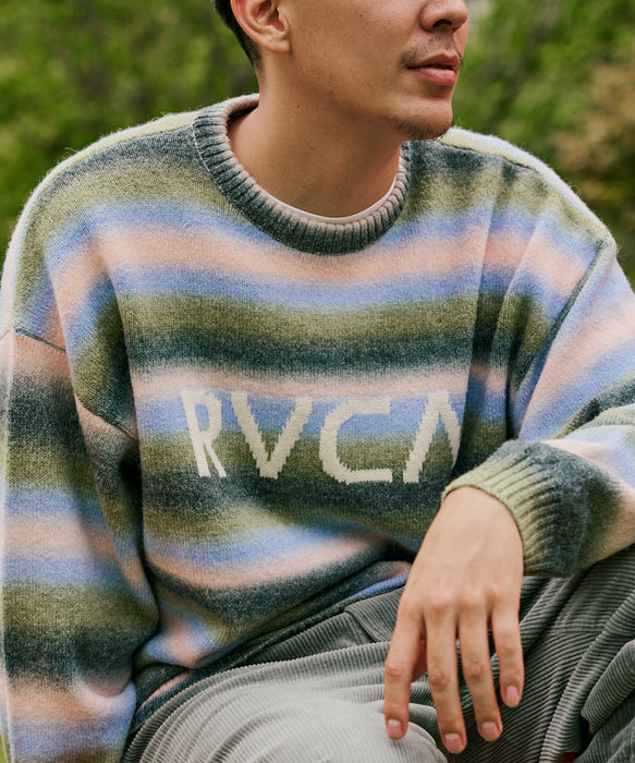 SALE】RVCA メンズ RS BIG RVCA KNIT セーター 【2025年秋冬モデル】