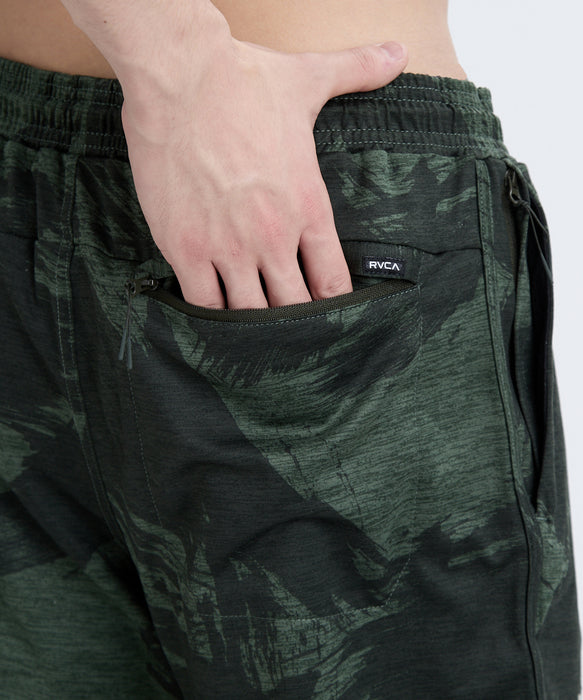RVCA メンズ HAWAII YOGGER RECOVE ショートパンツ 【2025年秋冬モデル】 ICMO / XXL