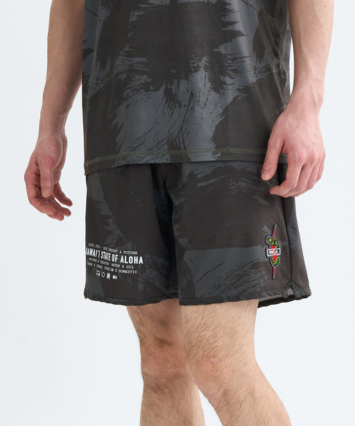 RVCA メンズ HAWAII YOGGER STRETC ショートパンツ 【2025年秋冬モデル】 ICMO / XXL
