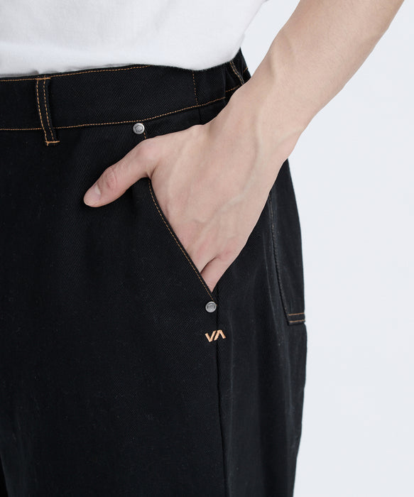RVCA メンズ 45862 デニムパンツ 【2025年秋冬モデル】 BLK / 34