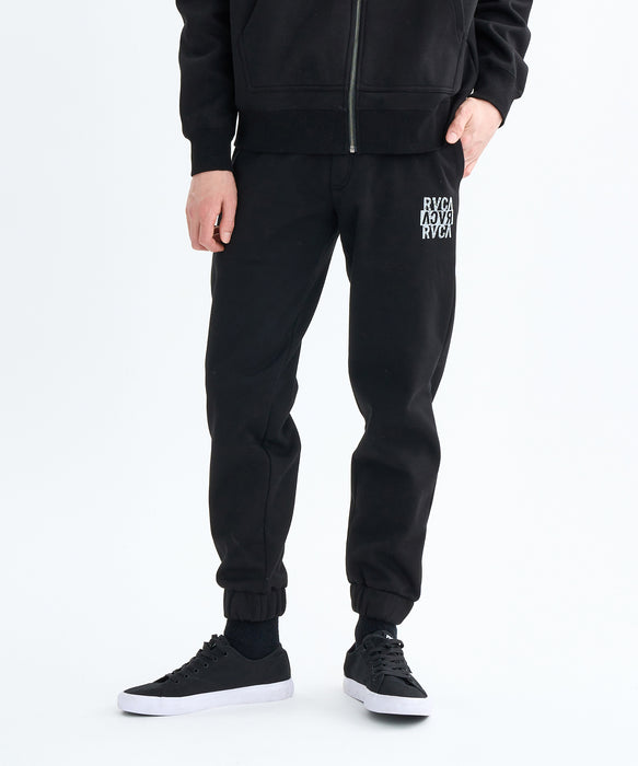 RVCA メンズ NEW STACK WRWB PT セットアップボトムス 【2025年秋冬モデル】 BLK / XL