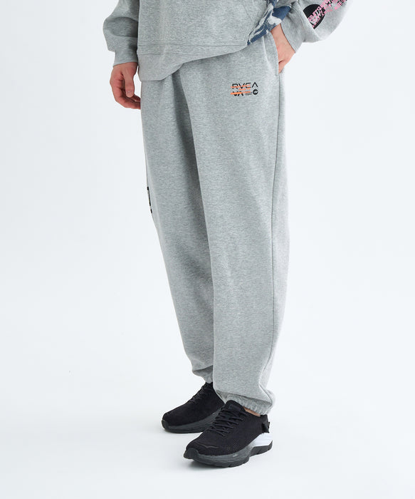 RVCA メンズ OVER PRINT PT セットアップボトムス 【2025年秋冬モデル】