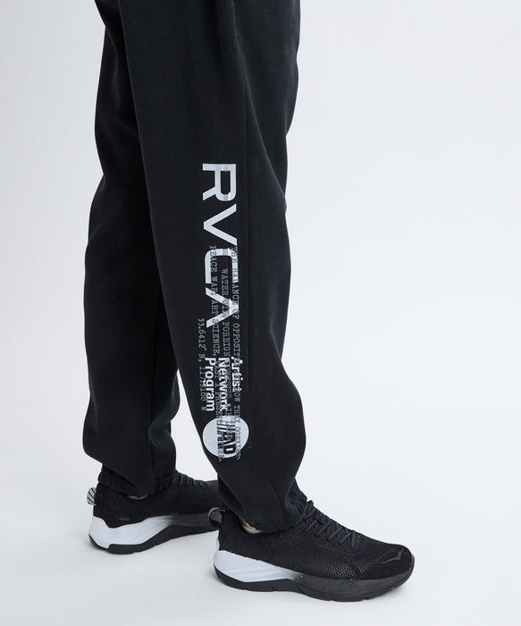 RVCA メンズ OVER PRINT PT セットアップボトムス 【2025年秋冬モデル】