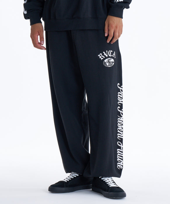 RVCA メンズ VA WORLD WIDE PT セットアップボトムス 【2025年秋冬モデル】