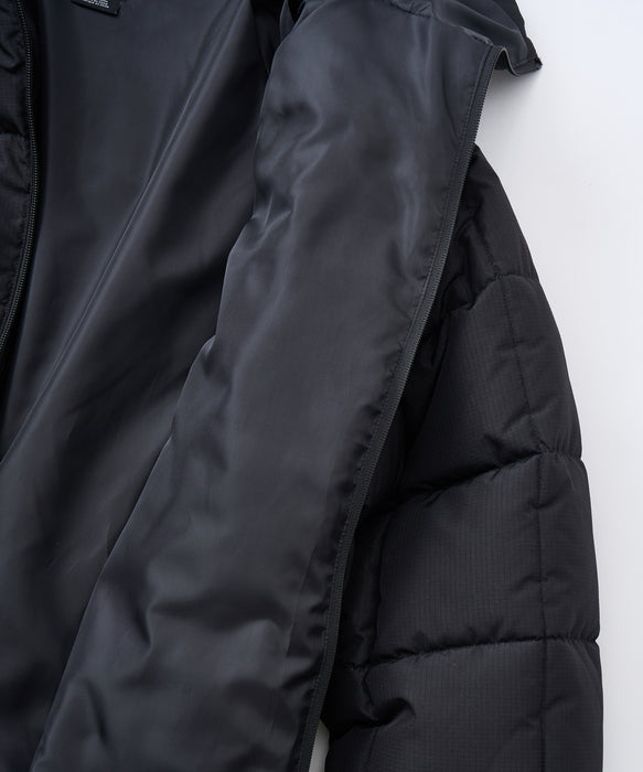 RVCA メンズ LIGHT PUFF MIL JKT ジャケット 【2025年秋冬モデル】 BLK / XL