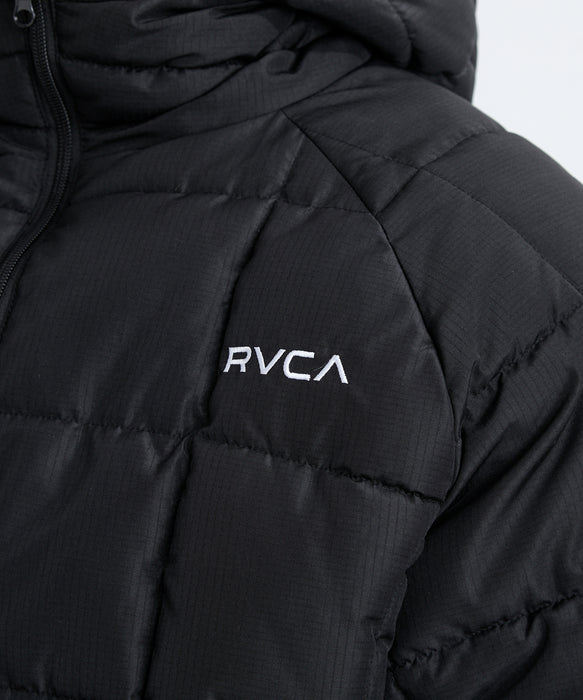 RVCA メンズ LIGHT PUFF MIL JKT ジャケット 【2025年秋冬モデル】 BLK / XL