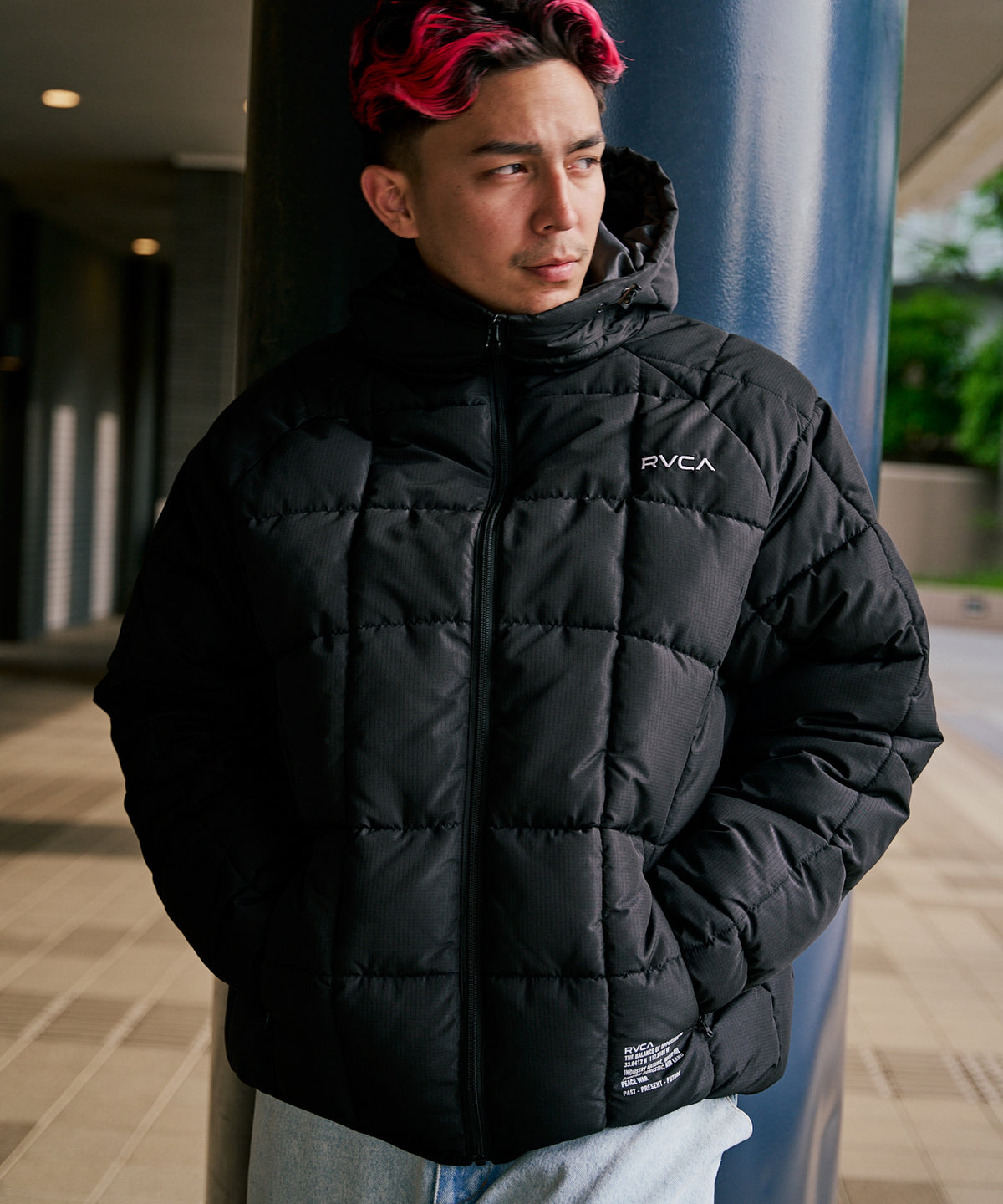 RVCA メンズ LIGHT PUFF MIL JKT ジャケット 【2025年秋冬モデル】