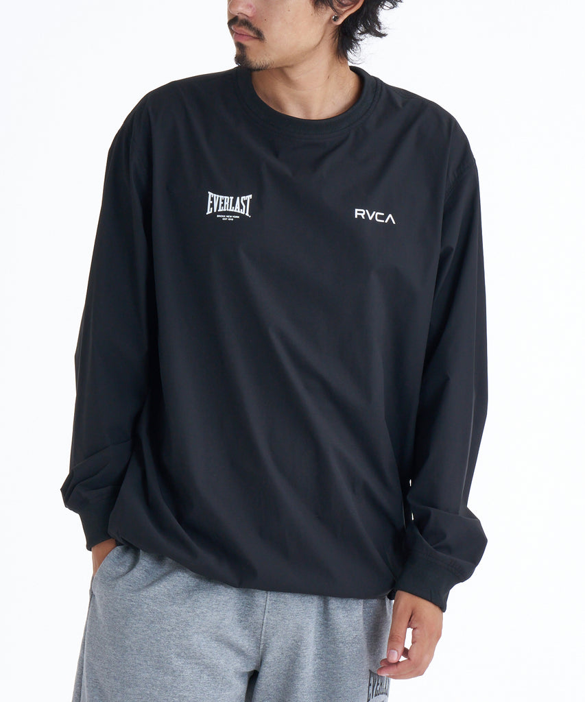 RVCA SPORT ルーカ スポーツ RVCA×EVERLAST CREW TEE ロンT 長袖 シャカシャカ Tシャツ カジュアル スポーツ RVCA SPORT メンズ RVCA×EVERLAST CREW TEE ロンT 【2025年秋冬モデル】