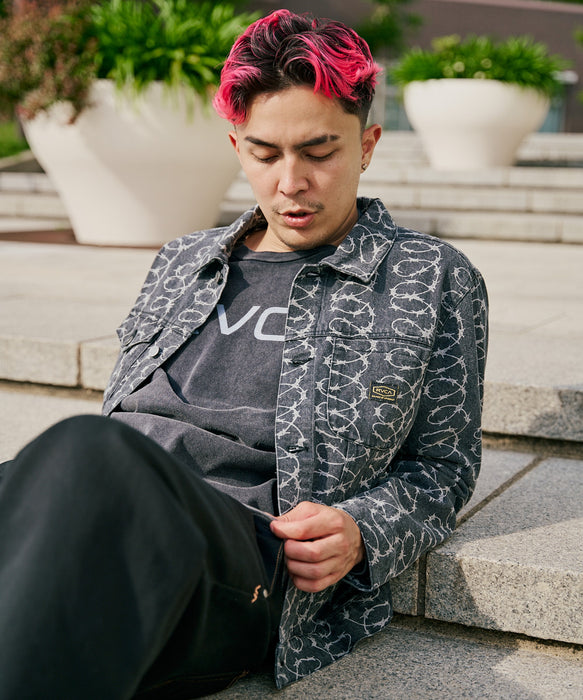 ジャケット・アウター gutsun RVCA メンズ DENIM JACKET ジャケット 【2025年秋冬モデル】